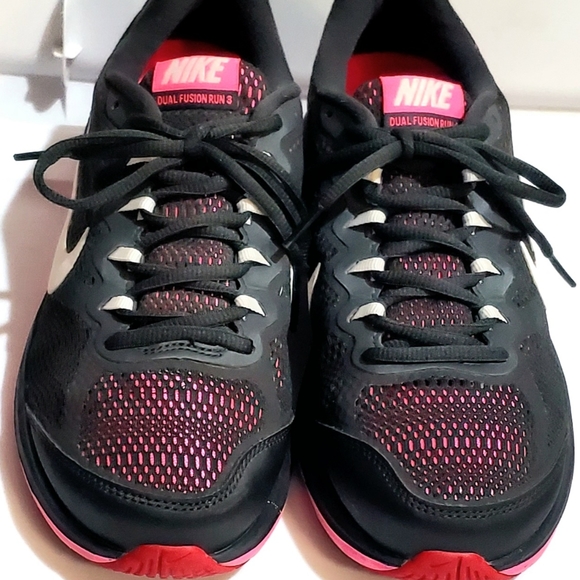 NIKE DUAL FUSION RUN 3 RUNNING TRAINER SHOES. WOMENS Sz:9 LIKE NEW! - Picture 3 of 13